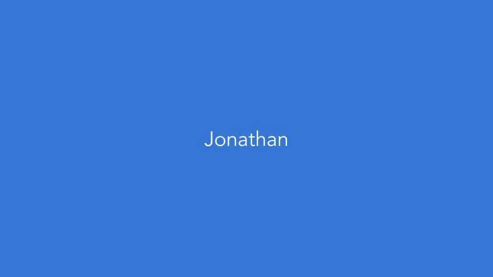 The name Jonathan in white centered on a blue background.